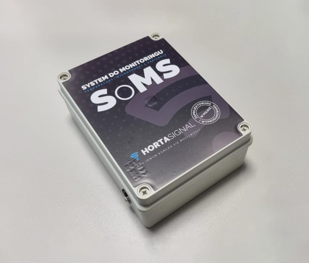 Urządzenie zbierające dane z czujników znajdujących się w pobliżu